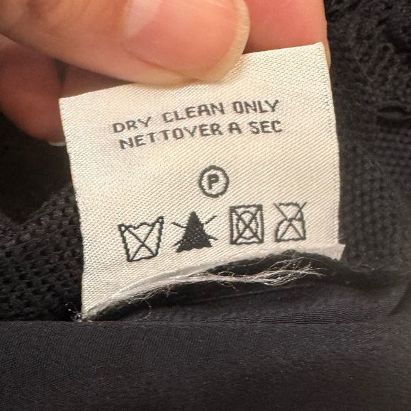 Yoana Baraschi Black Floral Sheer Lace Shift Mini Dress Small NWT Anthropologie - Picture 8 of 11